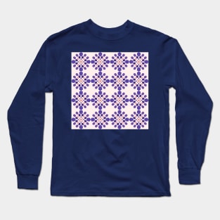 Persian Tiles Purple Palette Long Sleeve T-Shirt